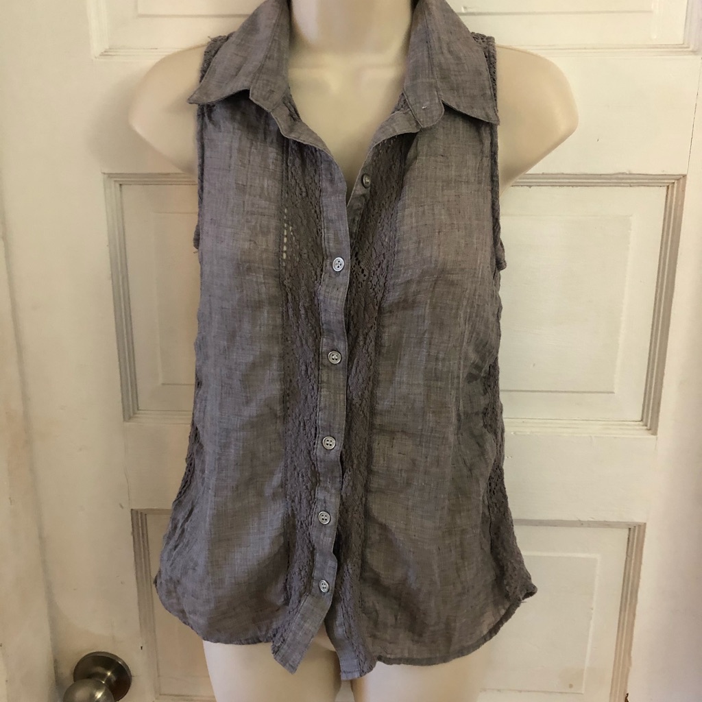 Light Button Down Summer Top